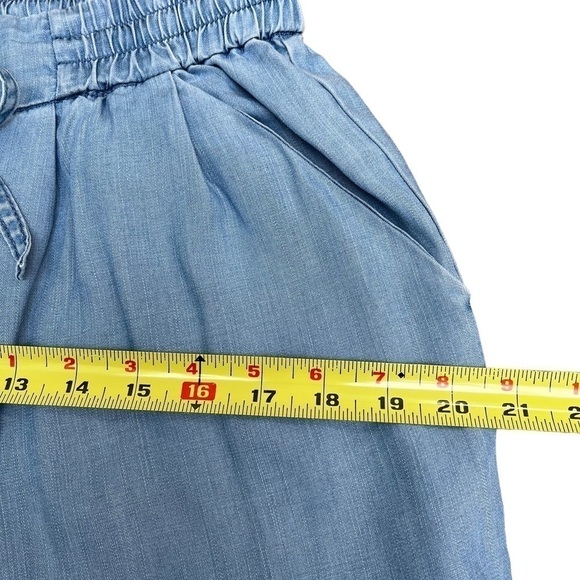 TALULA Aritzia Los Feliz Blue Chambray Joggers EUC - Picture 5 of 11